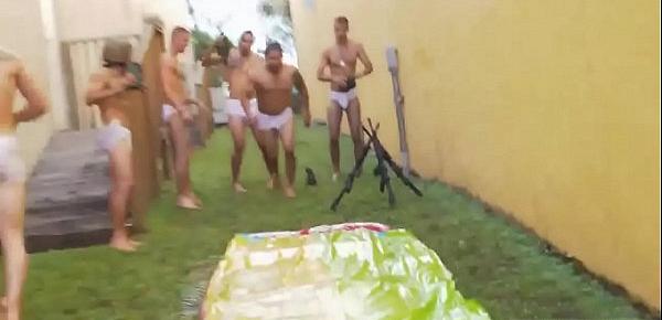  Armenian army boys gay porno These maggots got to play paintball so